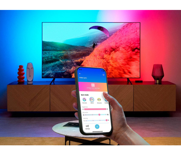 Philips Smart Sync box 2.0 + taśma LED do TV 55''- 65'' - 1541385 - zdjęcie 7